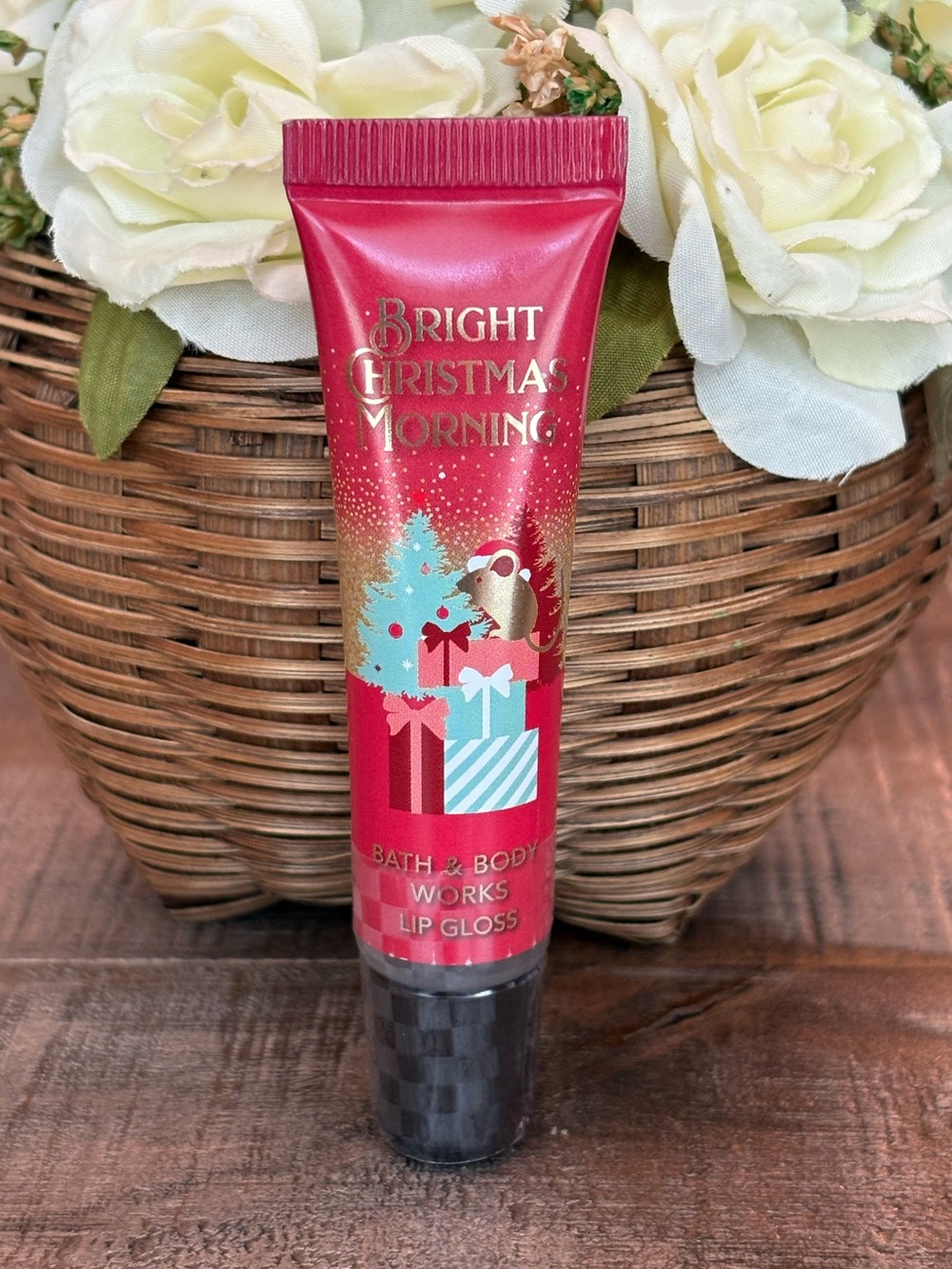NEW Bath & Body Works LIP GLOSS in BRIGHT CHRISTMAS 🎄 MORNING!